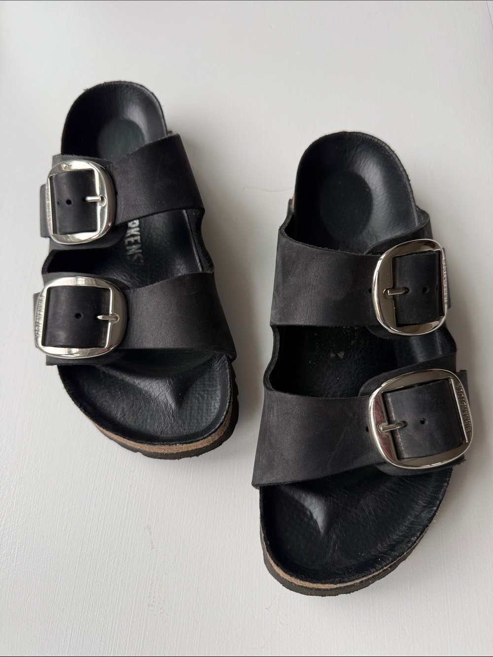 Birkenstock Arizona Big Buckle Exquisite Black Oiled Leather 37